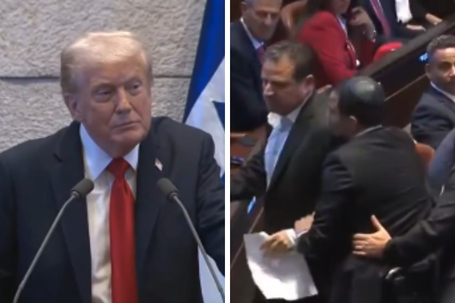 Israeli MP kicked out of Knesset during Trump speech for pro-Palestine protest